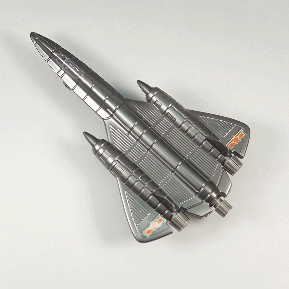 penhouse.in pens Black Color Body With Black Metallic Finish And Star Marking On The Wings And Jet Shaped Gel Pen SKU 10245