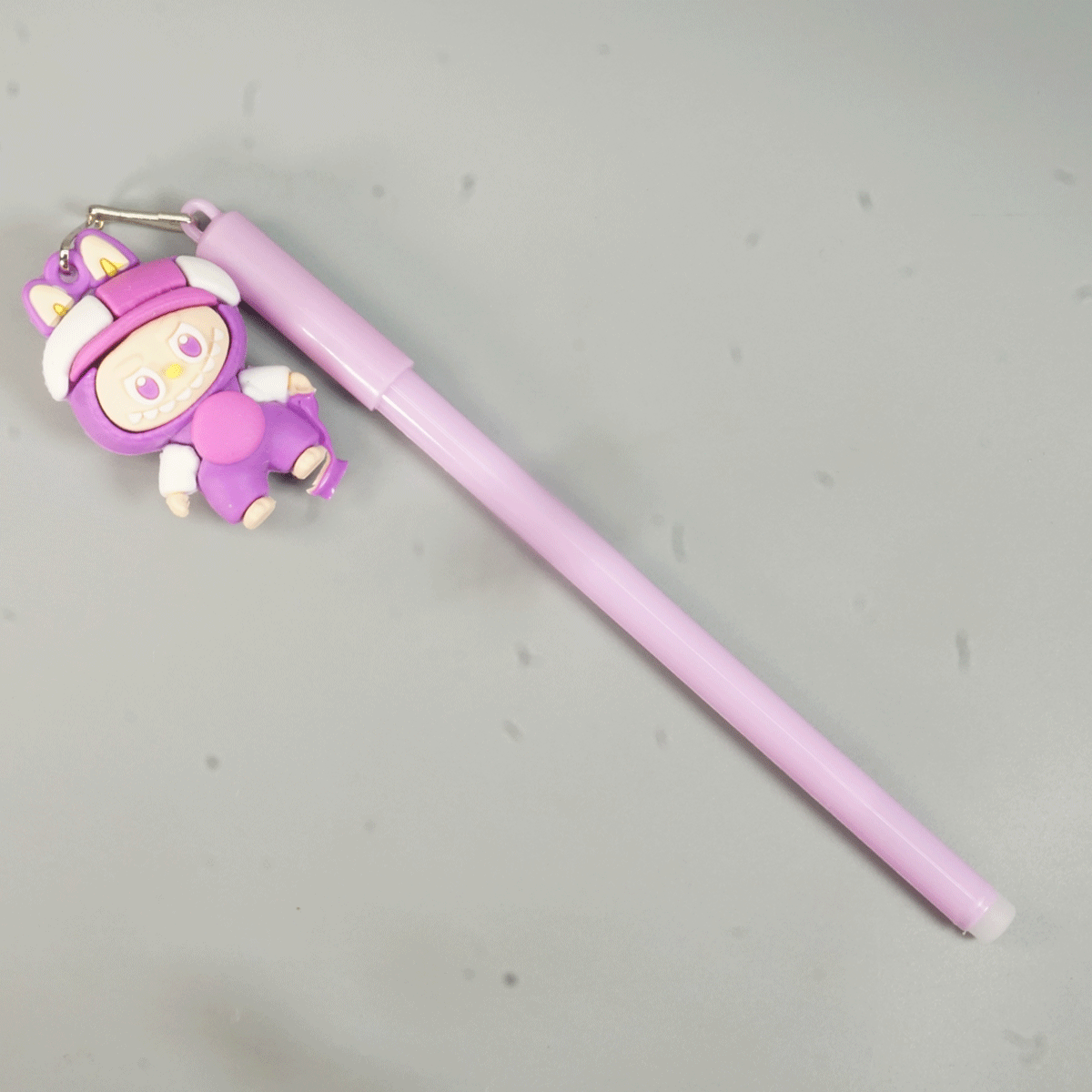 penhouse.in Pens Cute Cartoon Animal Topper Purple Color Toy Gel Pen SKU 10300