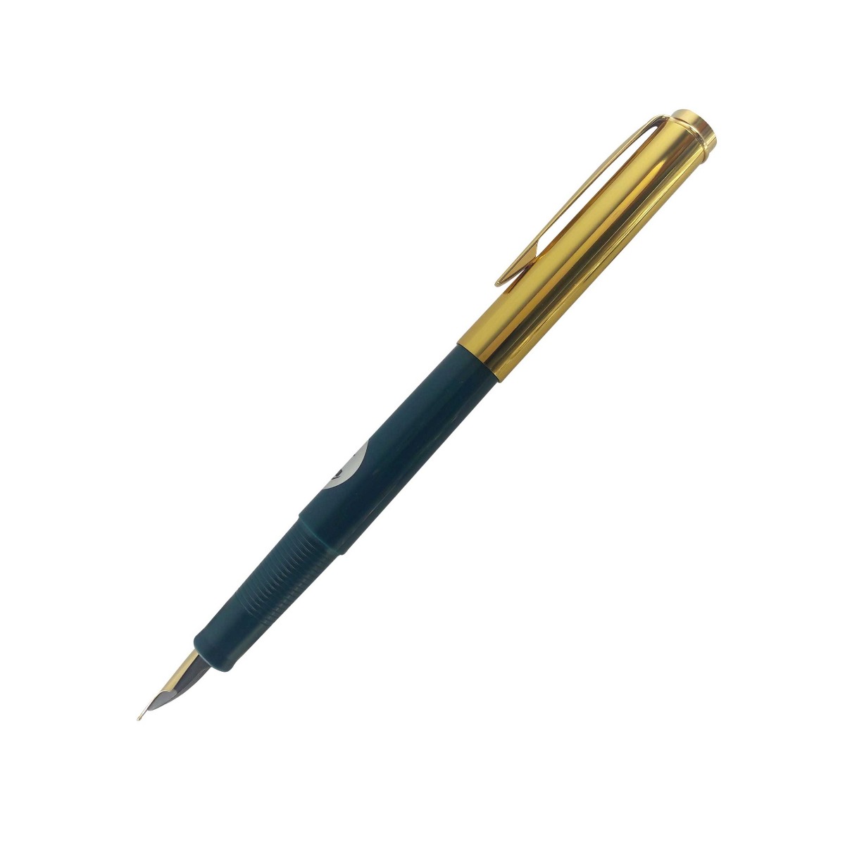 Pilot 71G Blue Color Body With Golden Color Cap Fine Nib Eye Dropper Model Fountain Pen SKU 10402
