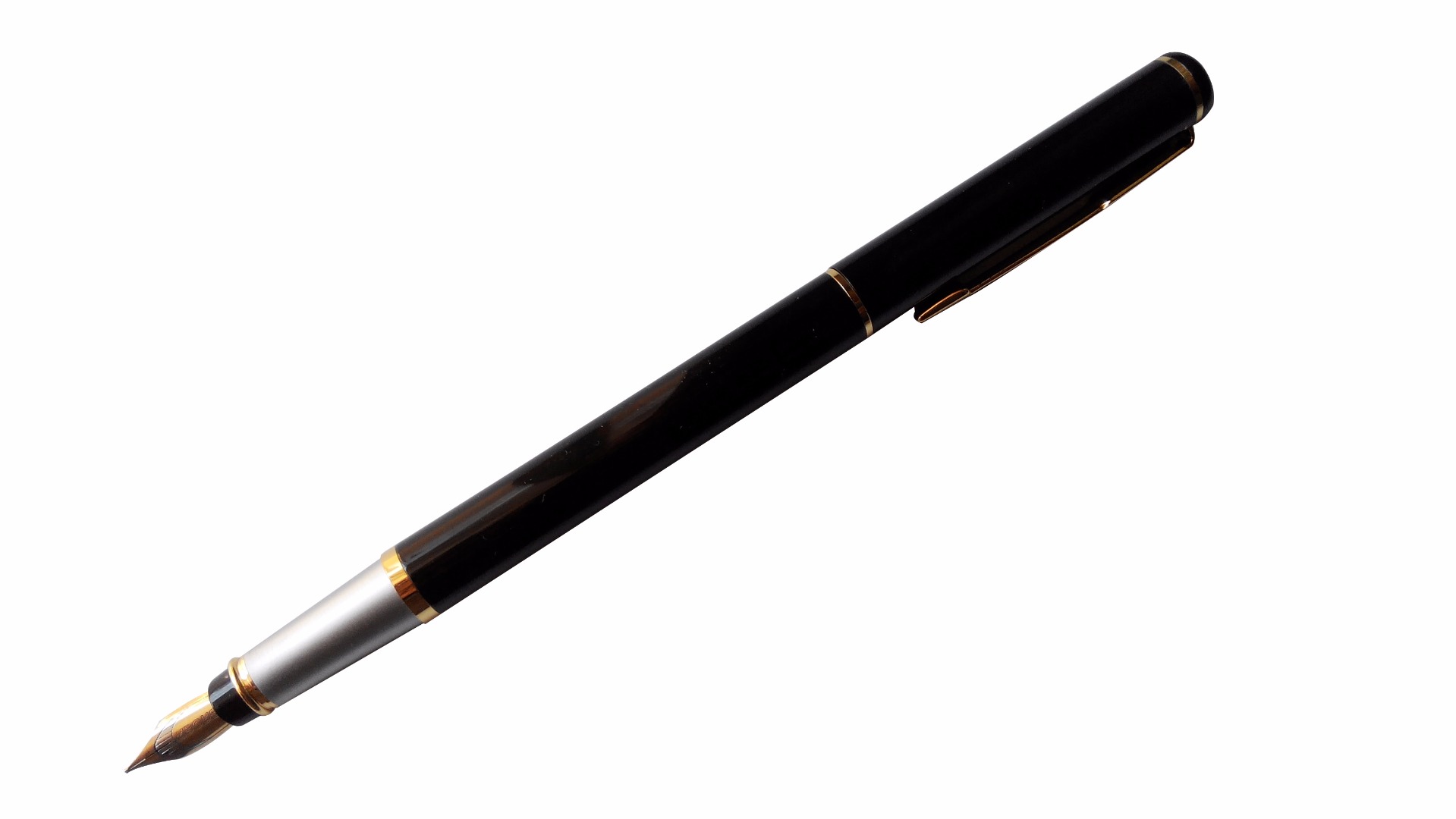 Baoer Model No : 10538 Fountain Pen matt Black Color Body Medium Tip 