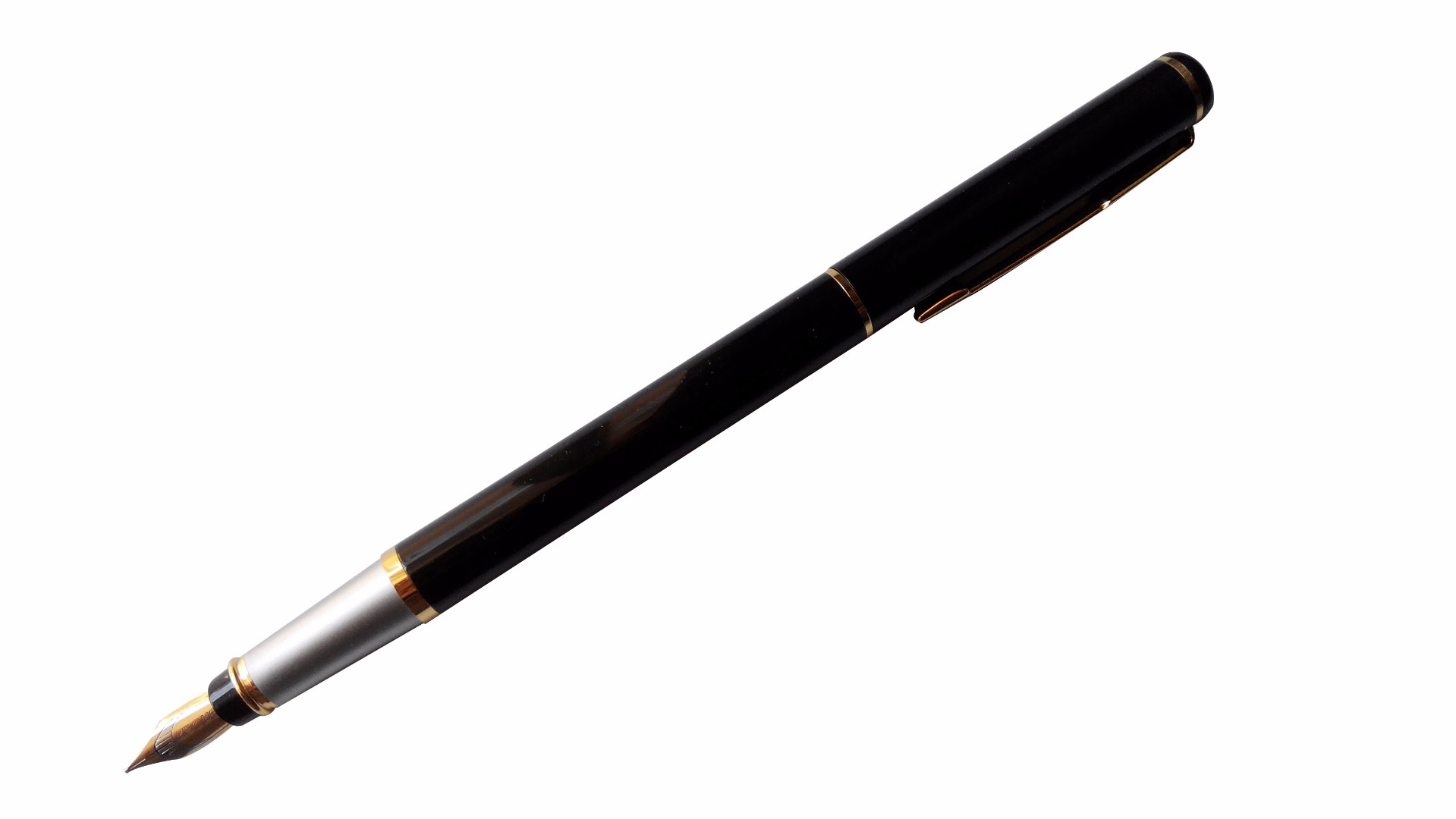Baoer Model No : 10538 Fountain Pen Black Color Body Medium Tip 