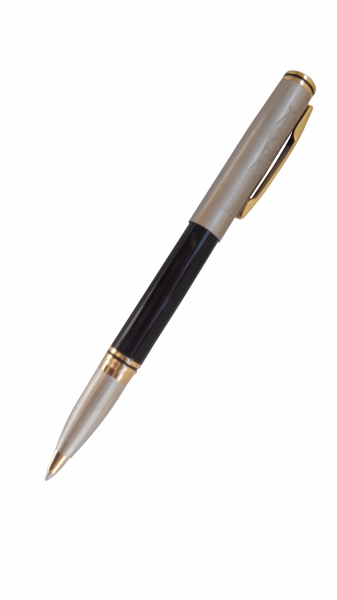 Penhouse.in Model No : 10576 Black Color Body with Cap Art Magnetic Roller Ball Pen Medium Tip