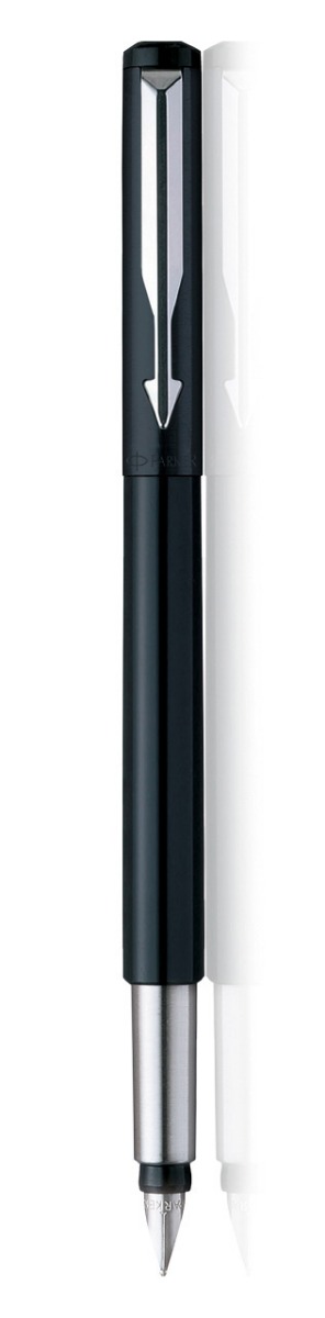 Parker Model: 10644 Vector Standard Black color body with CT + free 1 ink cartridge Fountain Pen 