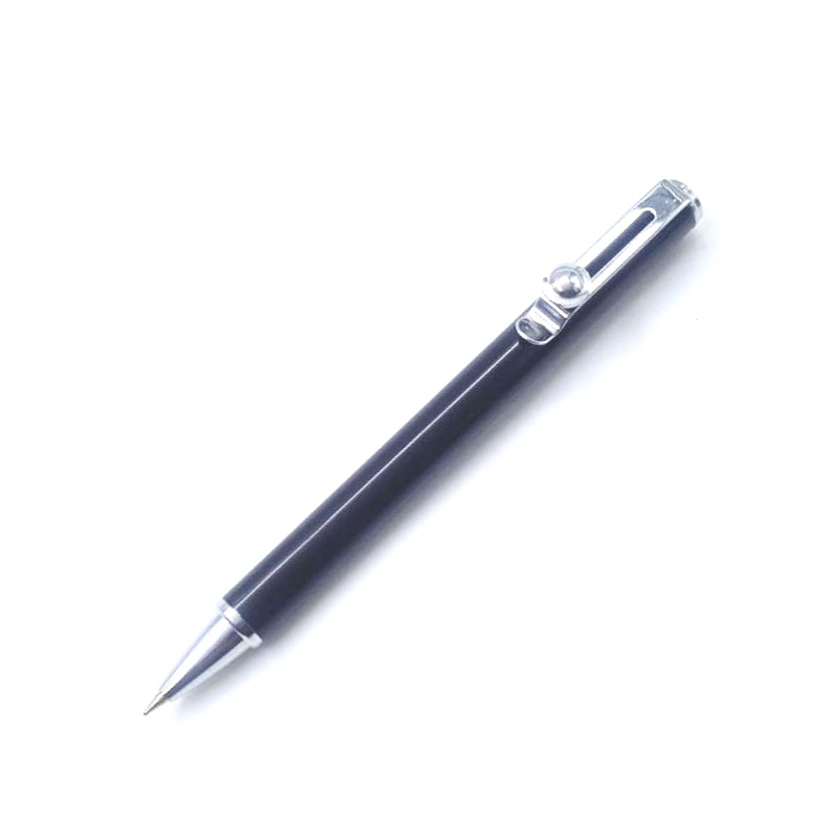 Penhouse.in Model No : 10280 Black color Body with Silver Clip Sliding Type Ball pen