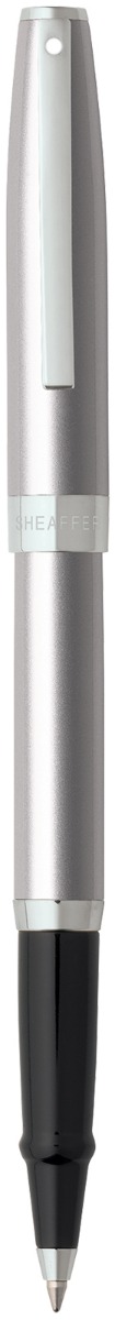 Sheaffer Model: 10753 Sagari  Metalllic Silver Featuring Chrome Plate Trim Roller ball