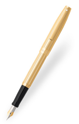 Sheaffer Model: 10758  Sagaris™ Fluted Gold Tone Cap and Barrel Featuring Gold Tone Trim fountain pen 