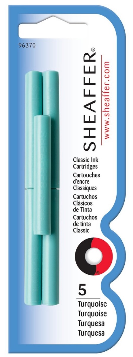 Sheaffer Model: 70511 96370 Turquoise Blue ink Cartridge