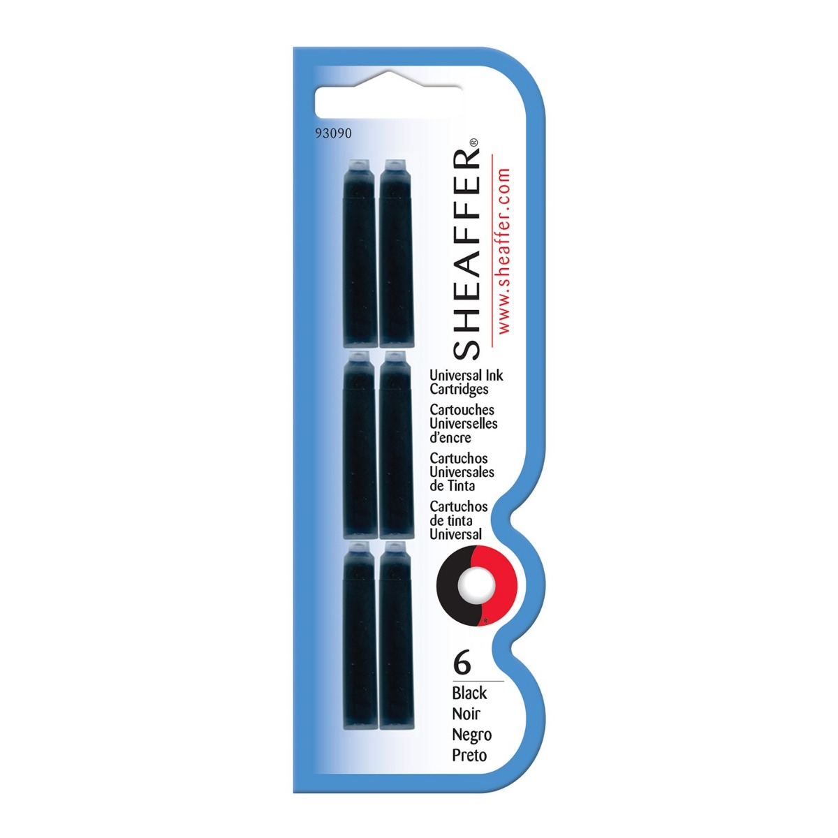 SHEAFFER Model: 70514  VFM/UNIVERSAL 6 NUMBER OF BLACK  INK CARTRIDGE