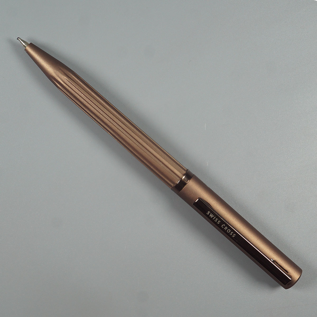 Swiss Cross 2020 Brown Color Body With Brown Color Clip Twist Type Ball Pen SKU 10986