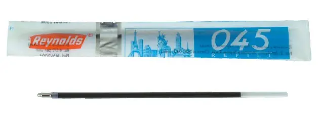 Reynolds Model; 10987 045 Blue Ink Medium Tip Ball Pen Refill