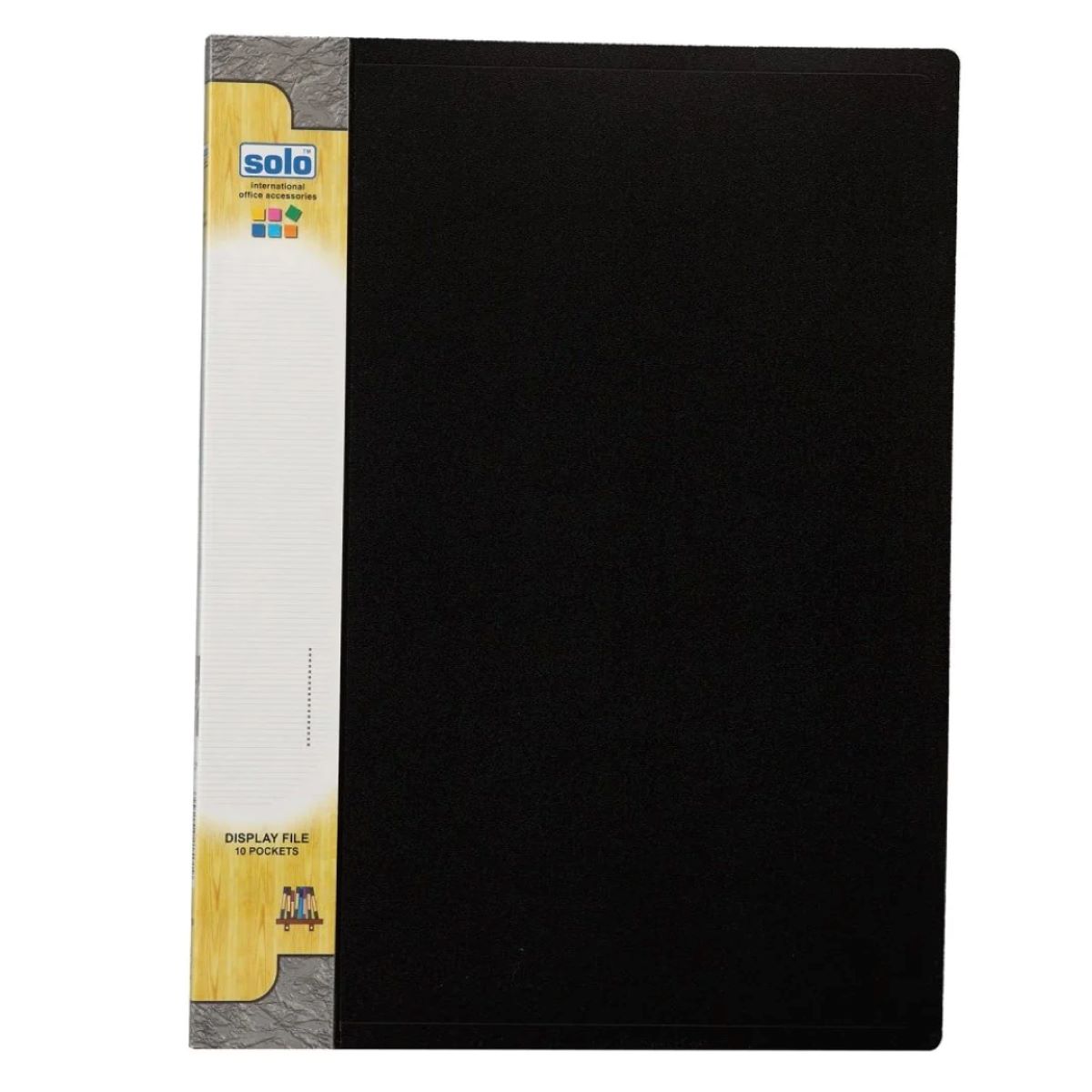 Solo DF201 Display File 20 pocket Black Color SKU 50997
