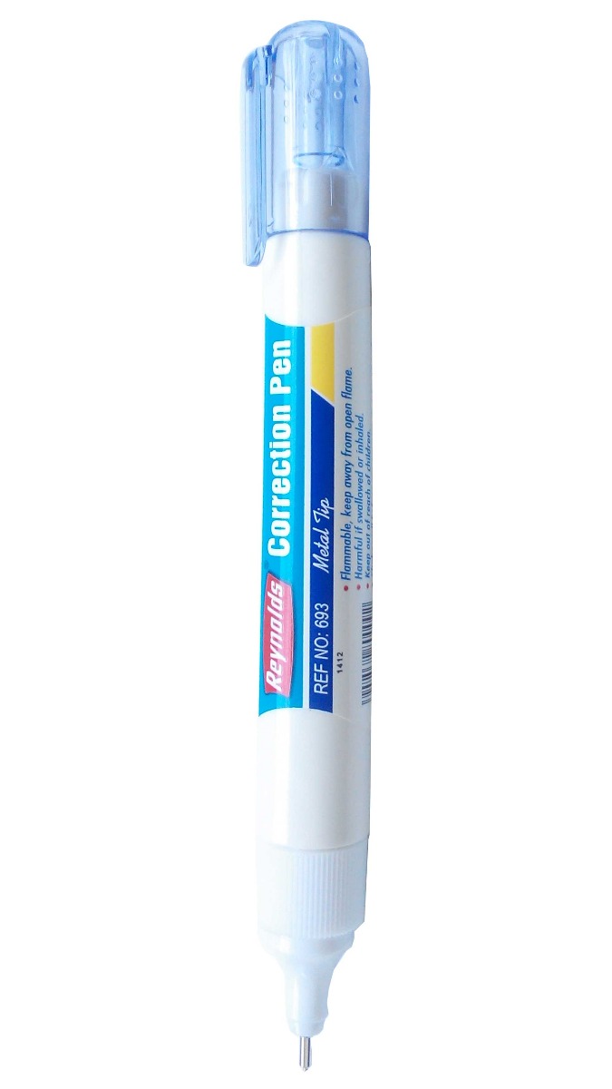  Reynolds Model ; 11074  White Color Body  Medium Tib Correction Pen