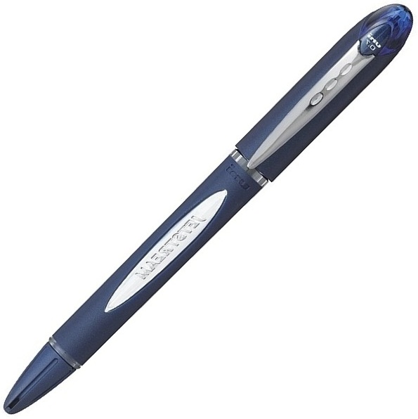 Uni-ball Model ; 11207 Jetstream SX 217  Grey Color Body Medium Tip Blue Ink Roller Ball Pen 