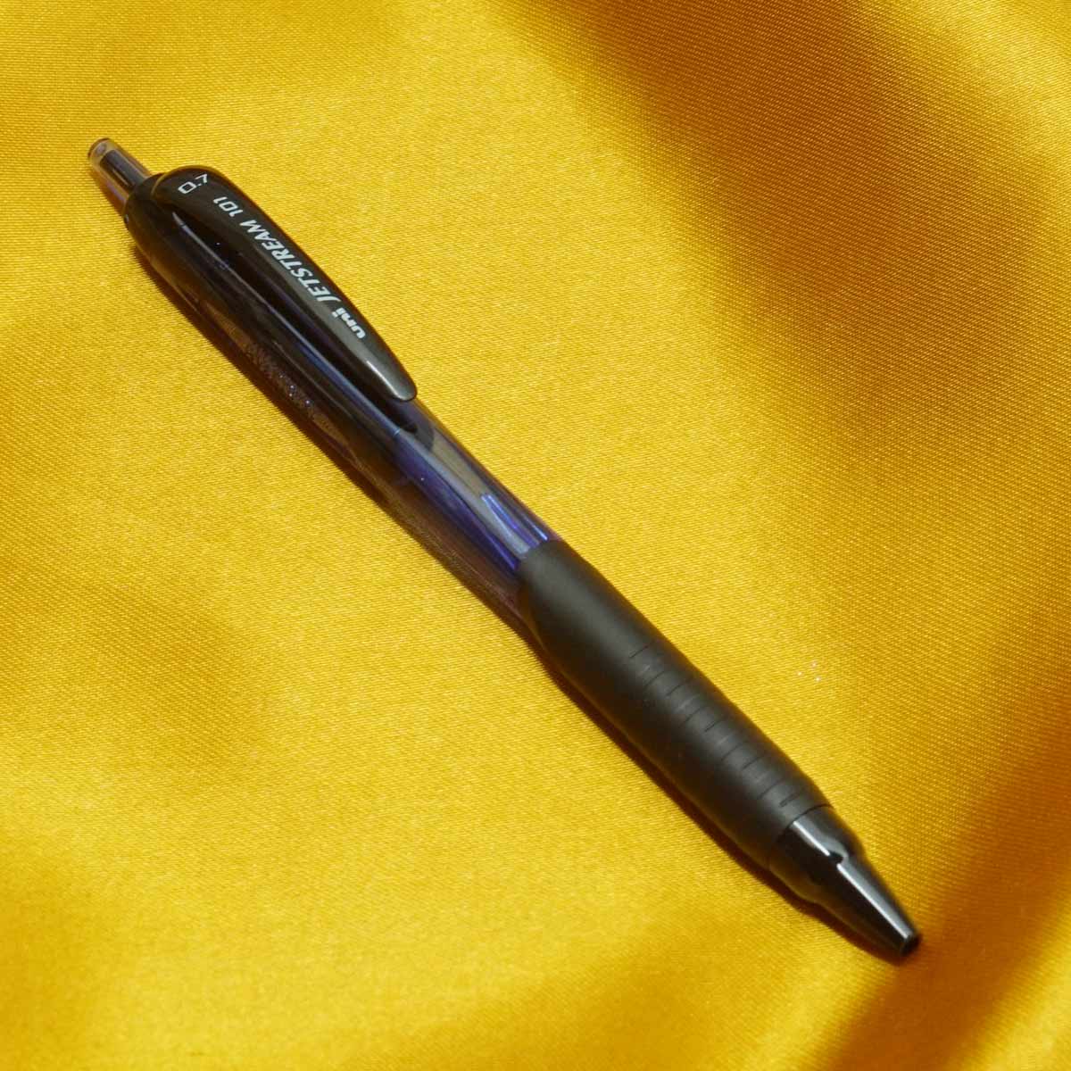 Uni ball Model  ; 11222 Jetstream SXN101  07 Blue Color Body Retractable Roller Ball Pen 