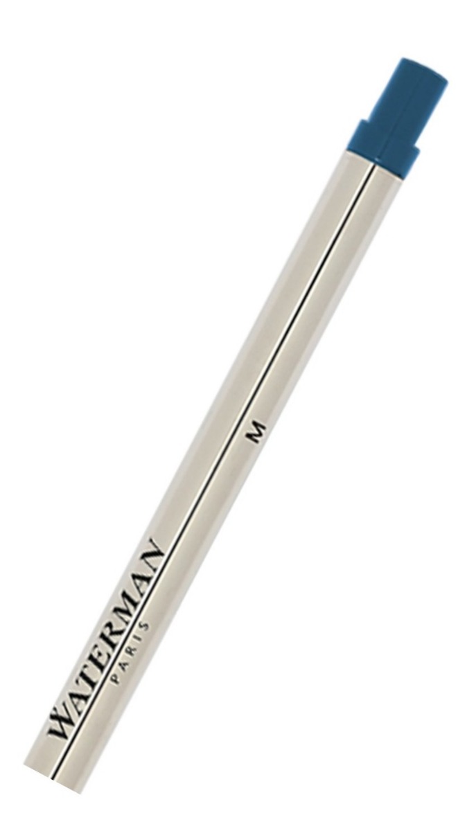 Waterman Model: 11411  Silver color body with Blue ink Medium tip jotter Ball pen refill