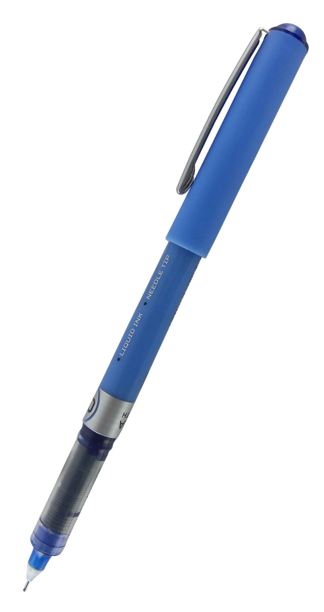 Hauser TECH 5 Blue Color Body and Blue Color Writing Needle Tip 0.5 Liquid Ink Gel Pen Model No