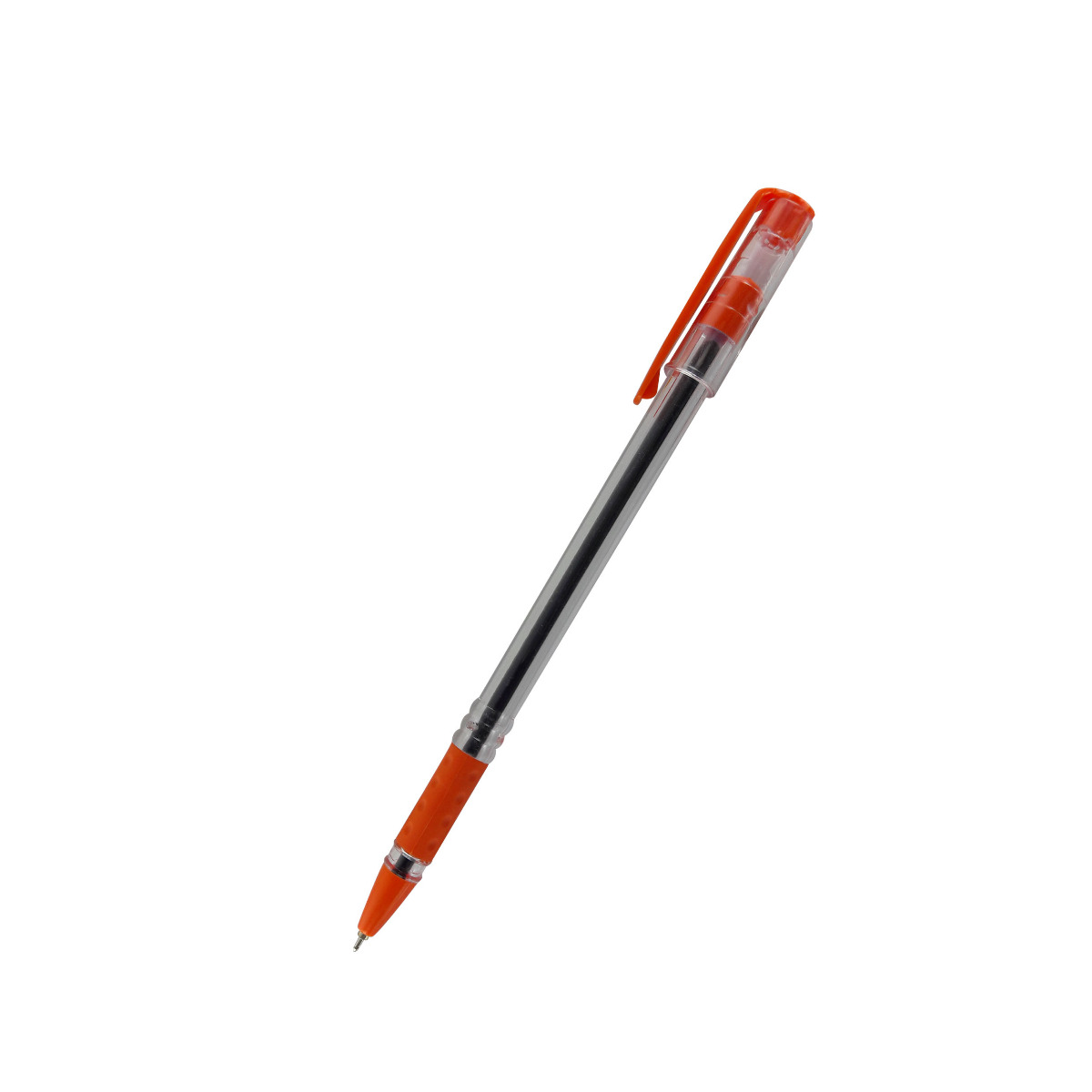 Cello Model No: 11977 Finegrip Infinity Model Orange Color Clip Blue Ink Ball pen