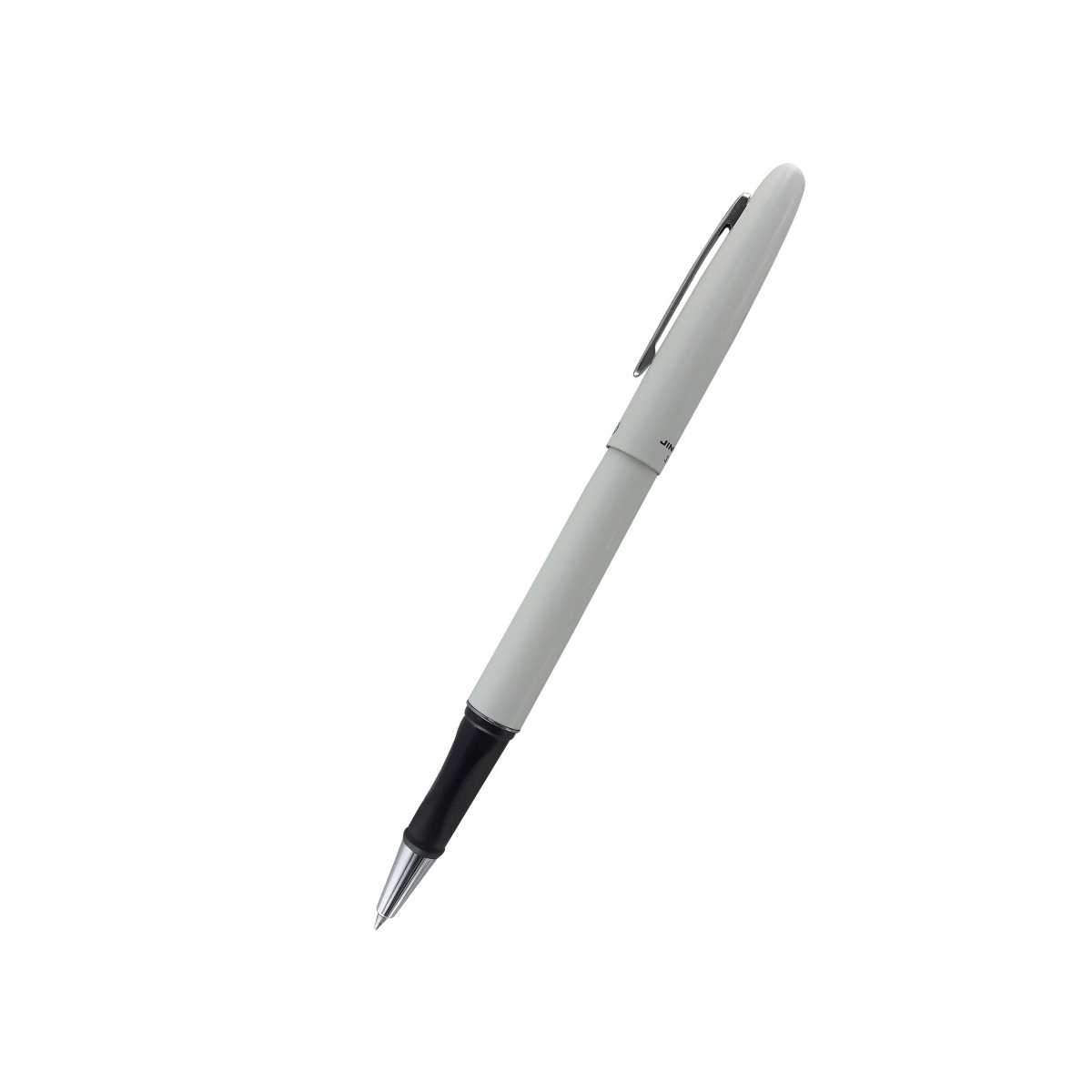 Jinhao 321 Model: 12085 White color body with silver clip medium tip cap type rollerball