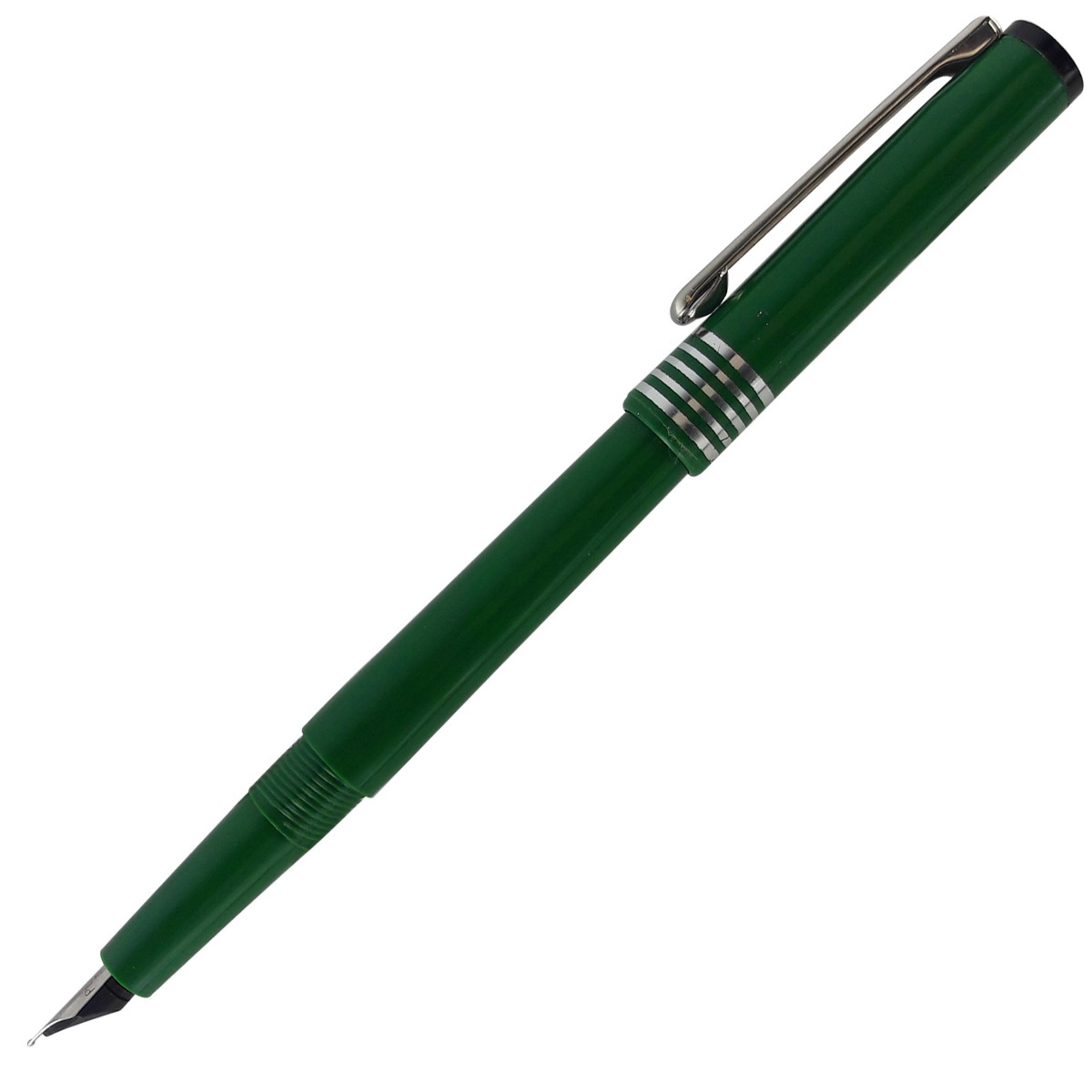 Bril 95       Dark Green  Color with silver Clip Fountain Pen Model; 12347