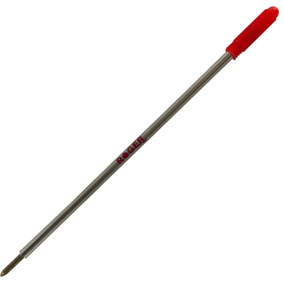 Roger Model ; 12497 Medium Tip Slim Type Red ink Refill