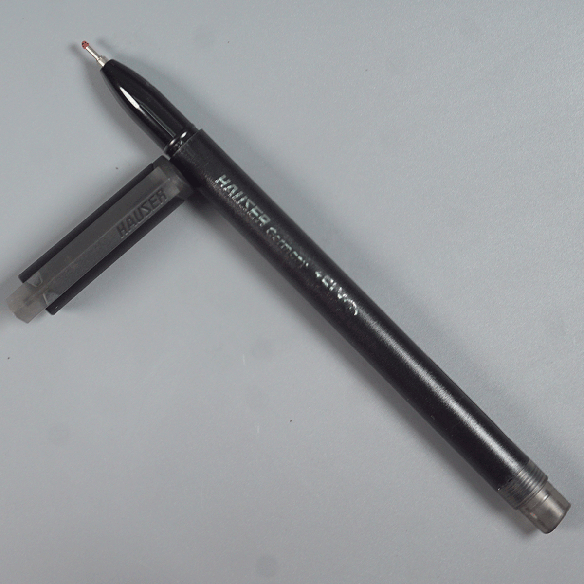 Hauser Fly Ball Pen Black Color Body With Black Writing Ball Pen SKU 12523