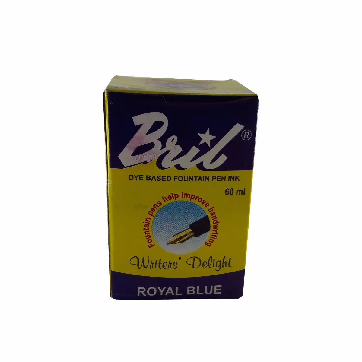 Bril Model: 70013 Royal blue color 60 ml ink bottle