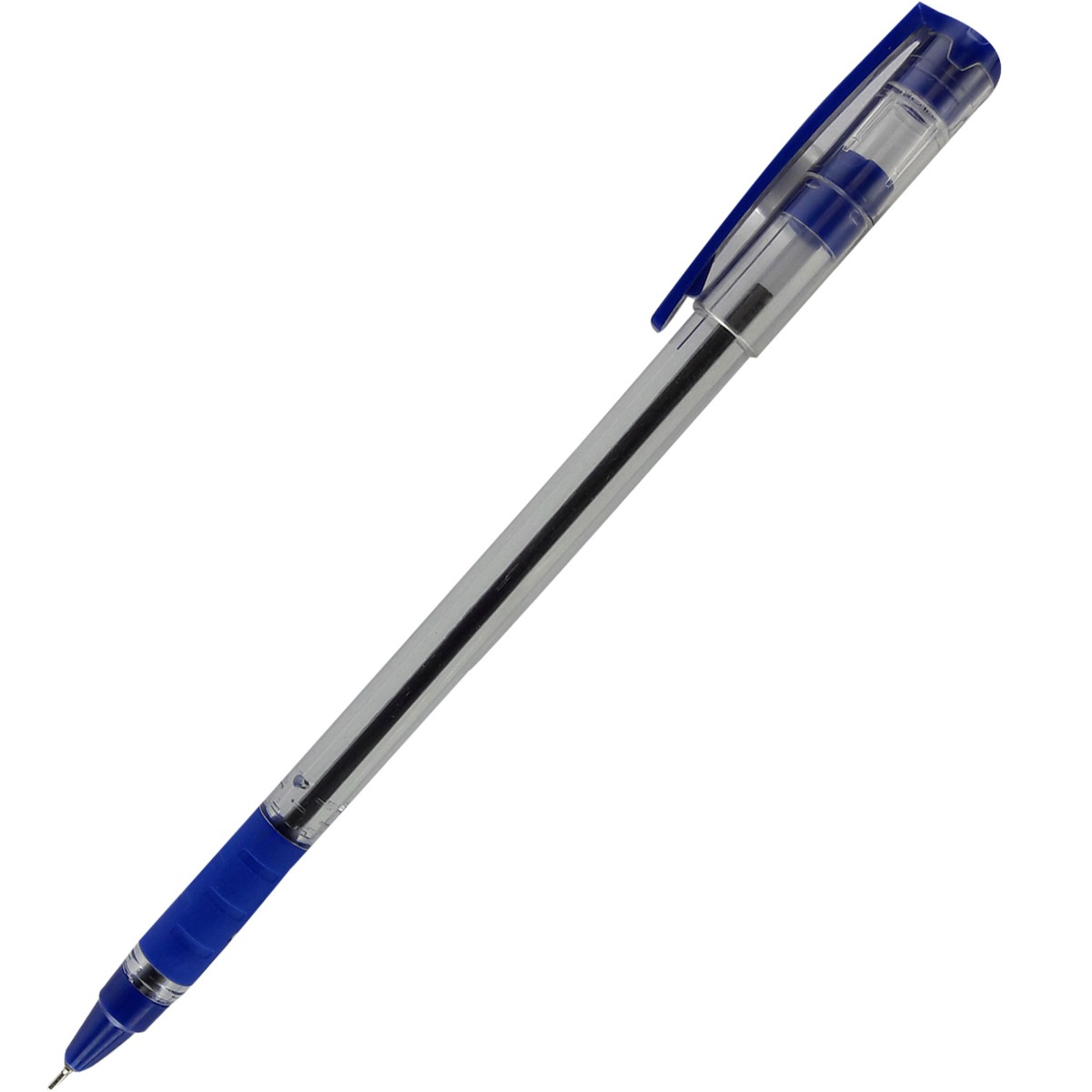BRIGHT MAX BLUE COLOR WITH TRANSPRANT BODY BALL PEN MODEL: 12581