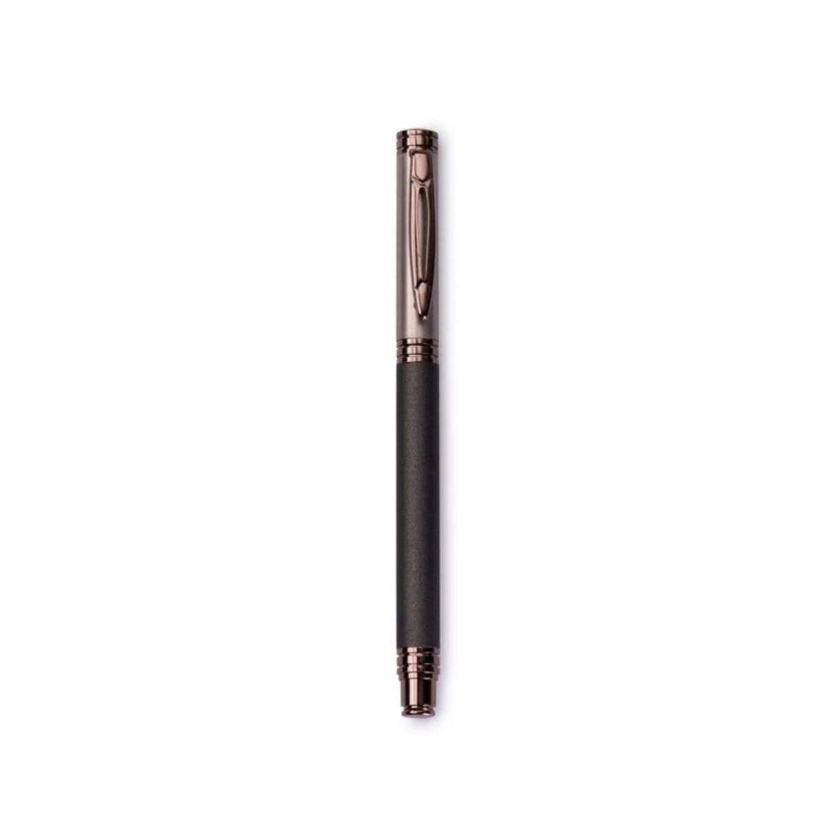 Picasso Parri Cooper Shiny Grey Color Body With Silver Cap Fine Tip Cap Type Ball Pen SKU 22868