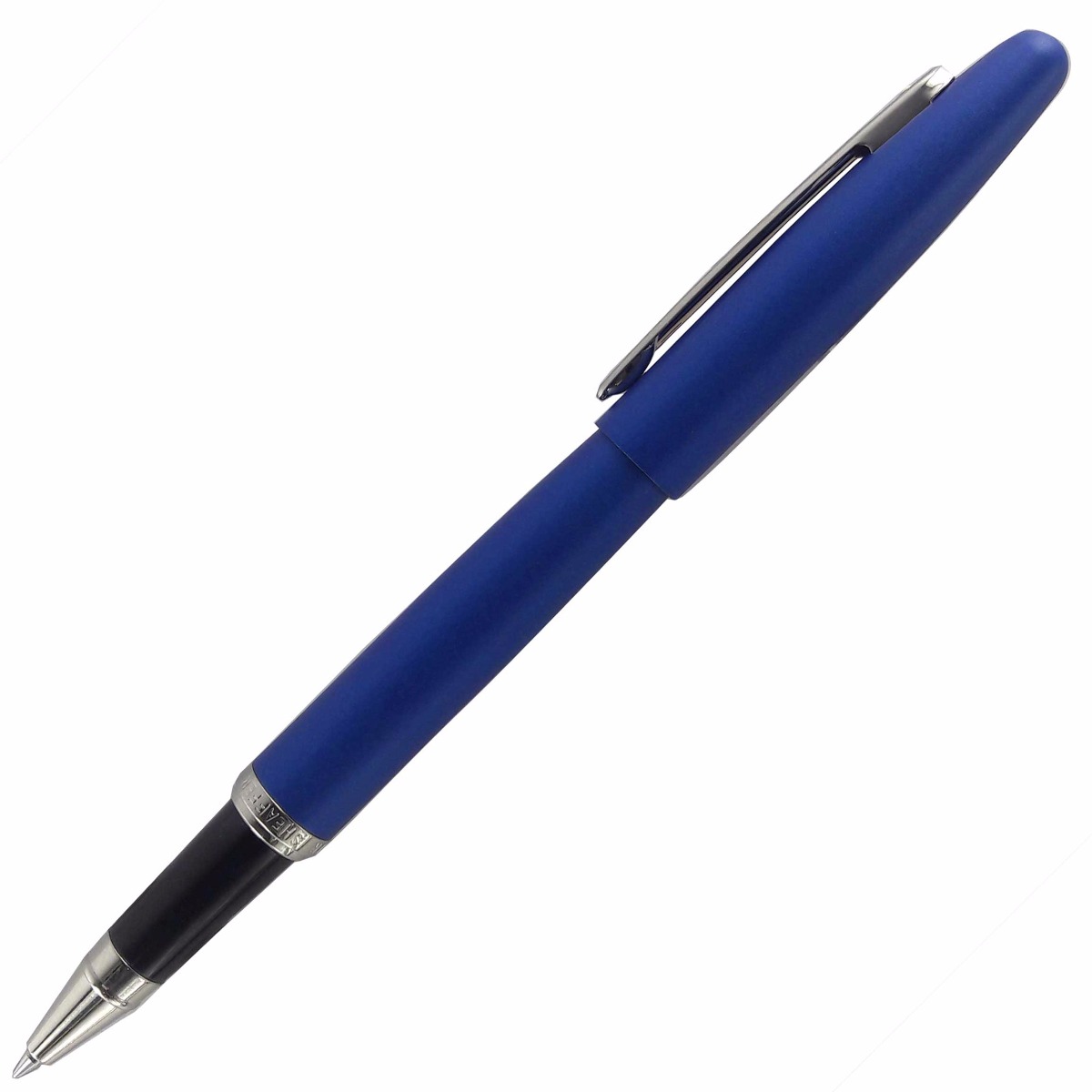 SHEAFFER BLUE COLOR BODY WITH MAT FINISH WITH SILVER CLIP CAP TYPE ROLLER BALL PEN MODEL: 13011