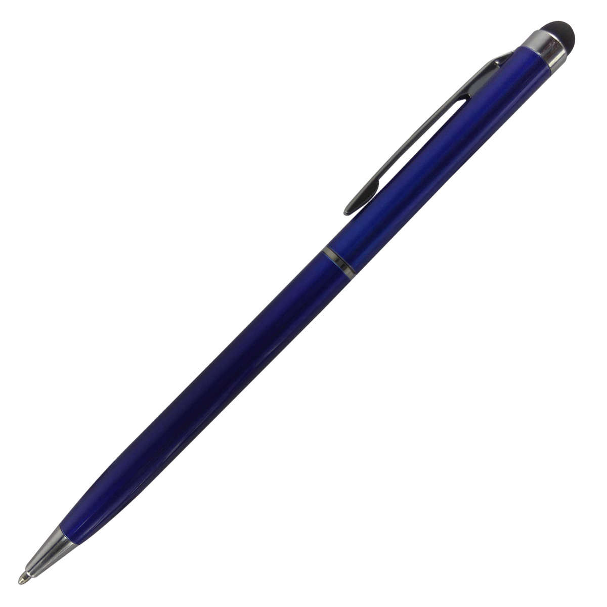 Penhouse.in - Blue  Slim Body With Stylus On Head Twist type Ball Pen Model No 13079