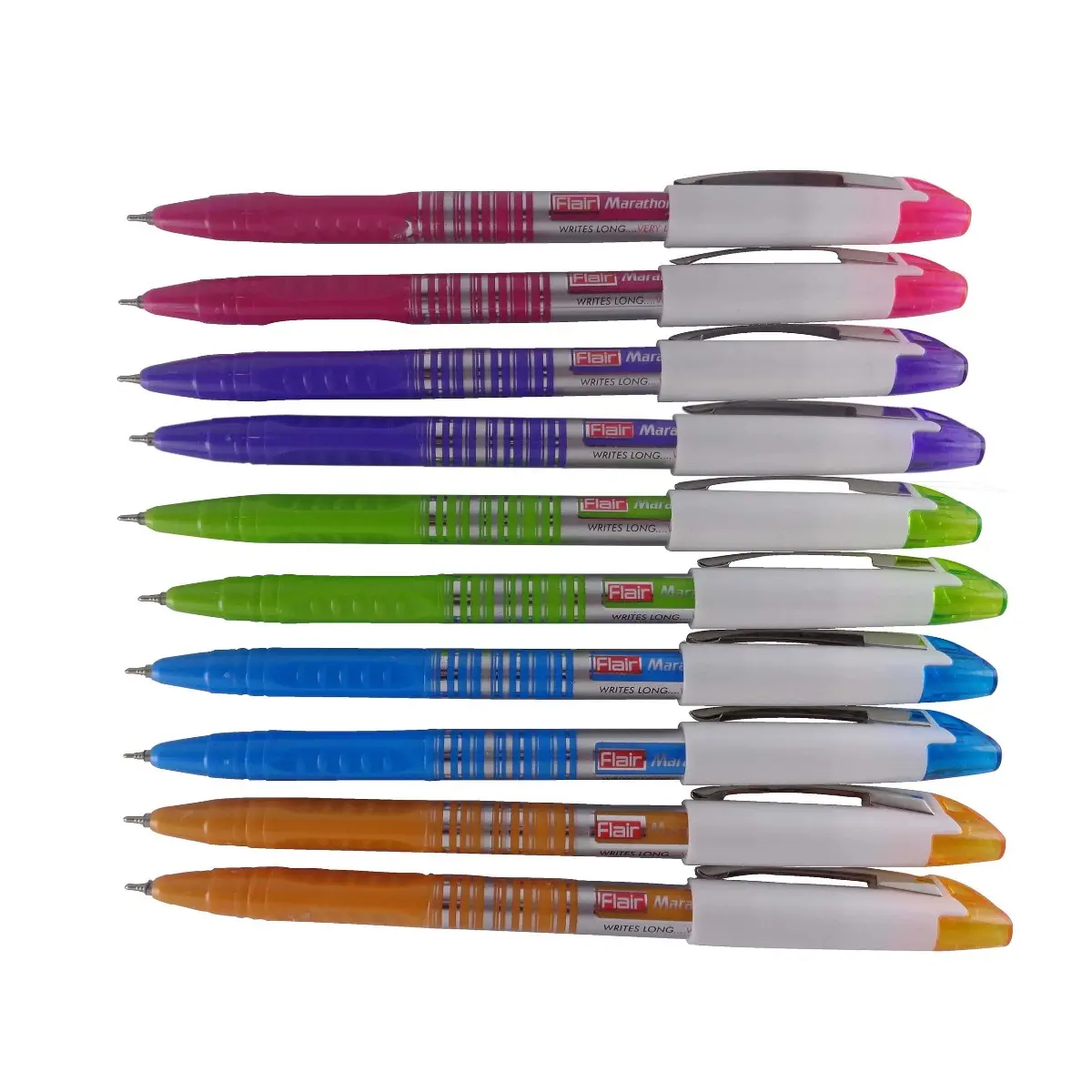 Flair Multi Colour Ball Pens Flair Peach Liquid Ink Ball Pen Multi