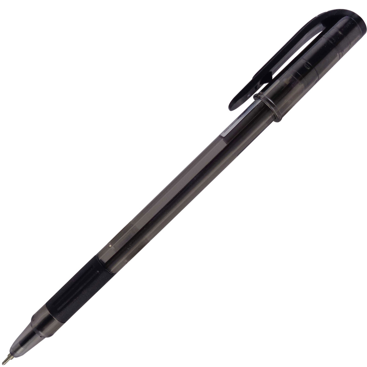 Cello winner Model: 13861 Transparent body with black ink fine tip cap type ball point pen