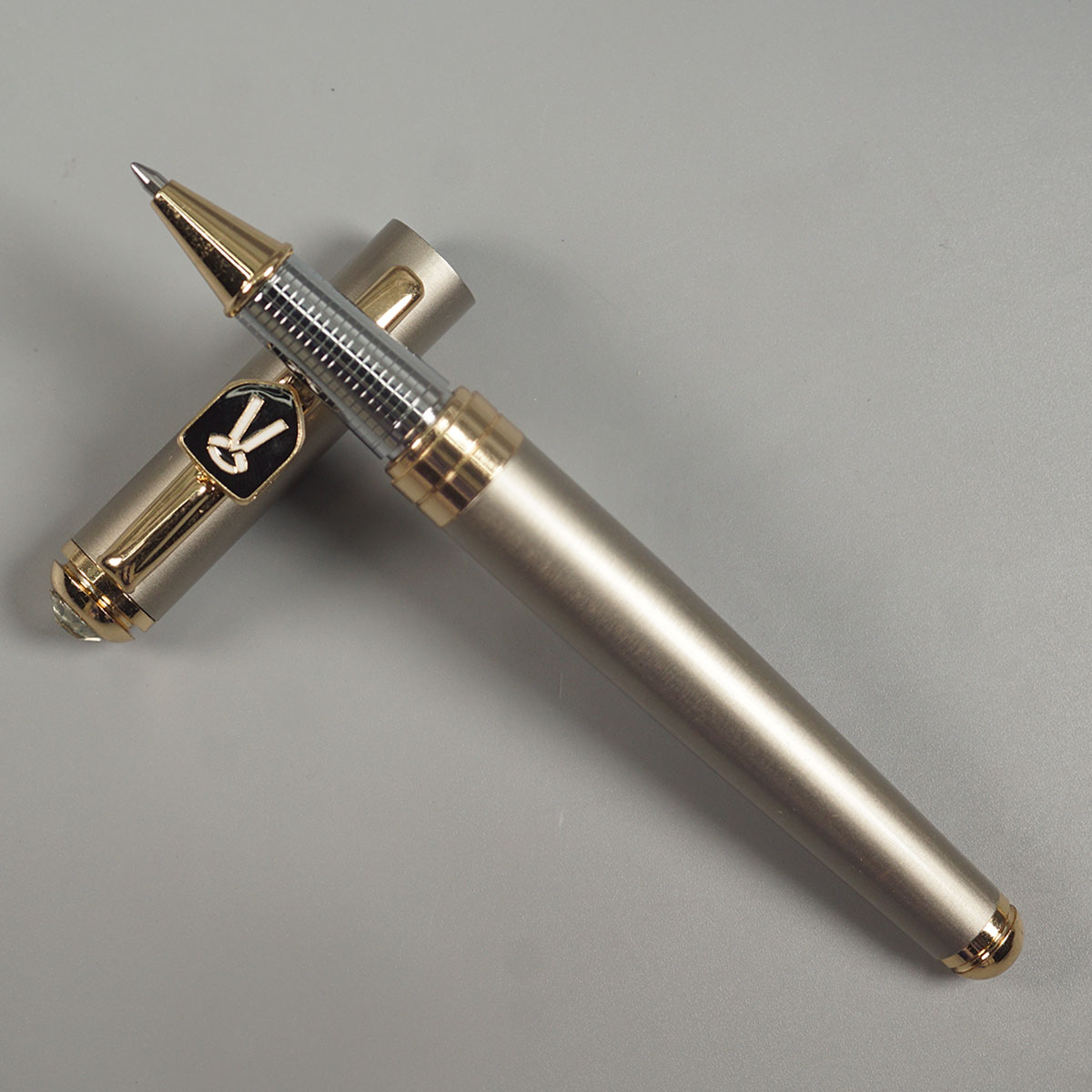 penhouse.in Pens Cream Ivory Advocate Symbol cap Type Roller Ball Pen SKU 14396