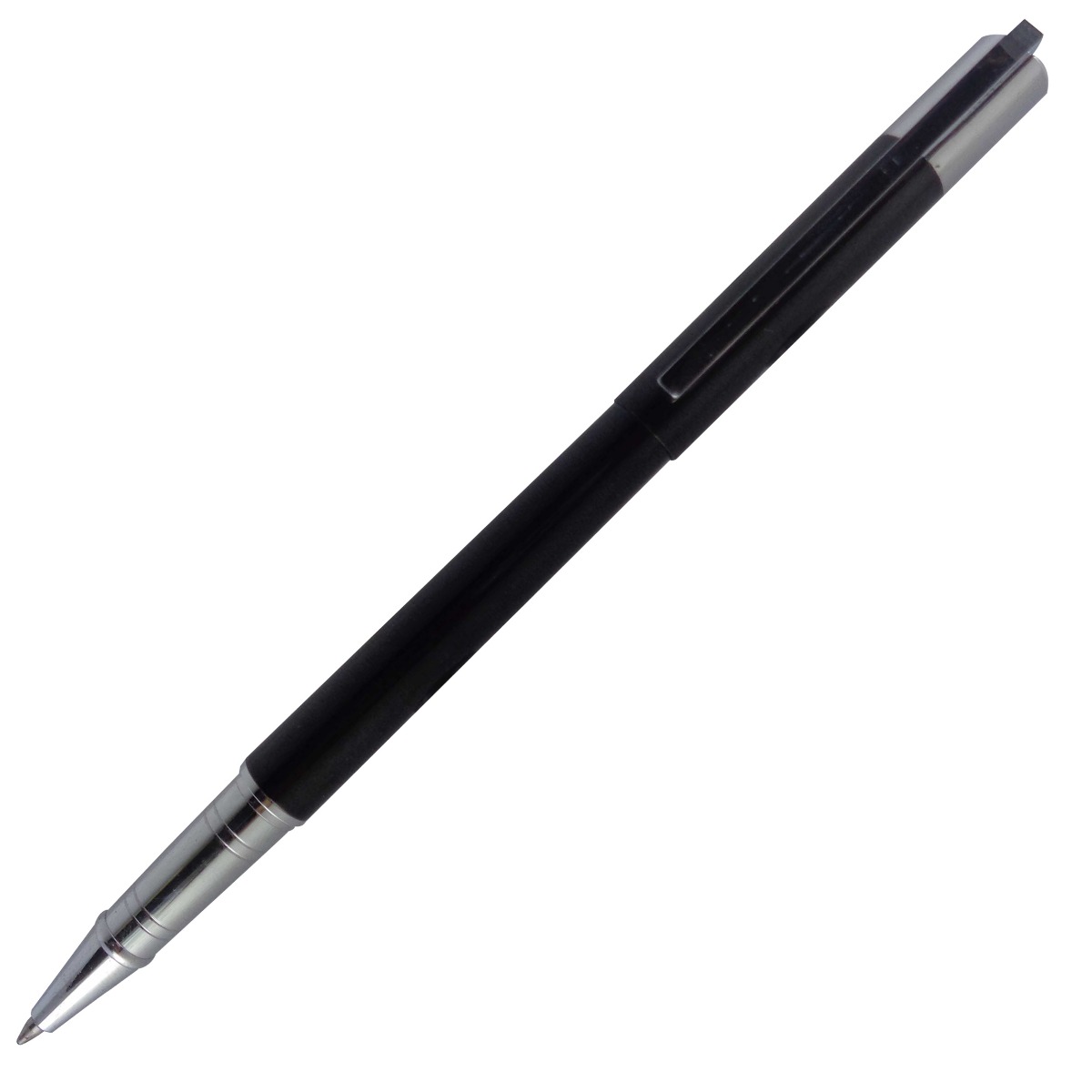 JINHAO MODEL: 14418 BLACK COLOR BODY WITH SILVER CLIP MEDIUM TIP CAP TYPE ROLLER BALL