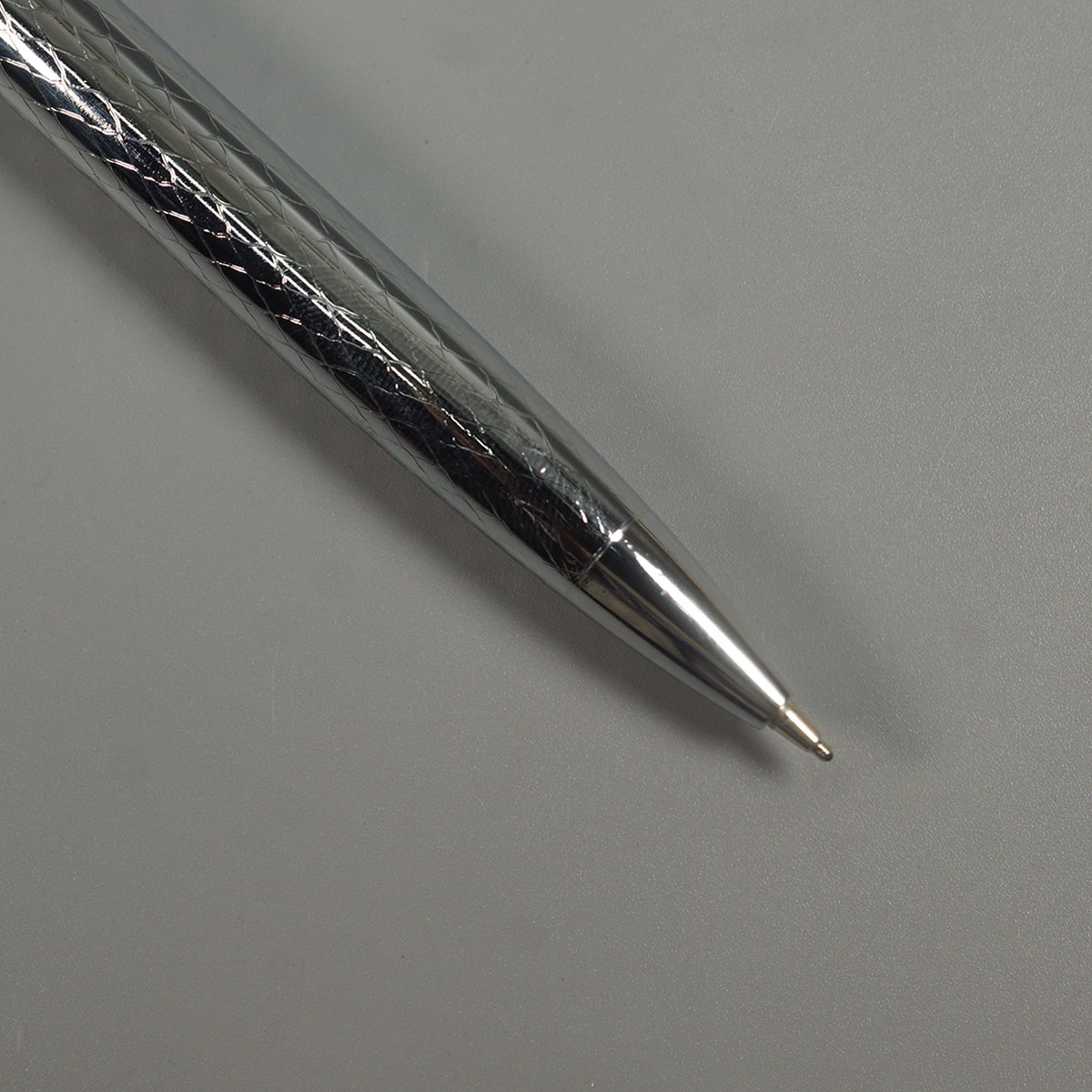 penhouse.in pens Silver Color Body With Black Color Cap With Advocate Symbol Twist Type Ball Pen SKU 14454