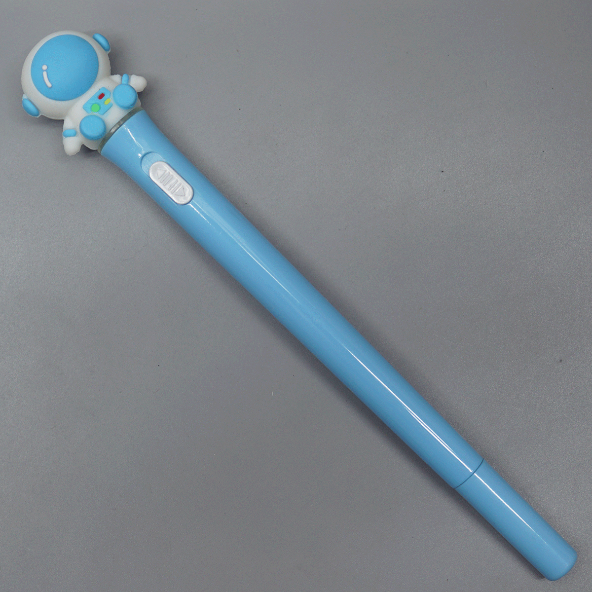 penhouse.in pens Astronaut Blue Color Body  White And Blue Color Astronaut With Cap On Light, Cap Type Gel Pen SKU 14628