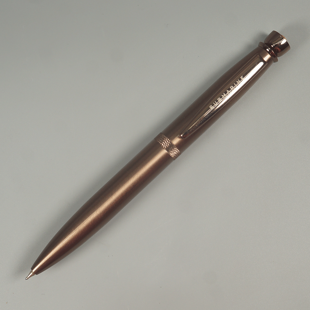 Submarine 996 Coffee Smell  Brown Color Body With Top On Coffee Cup Designed Twist Type Ball Pen SKU 14634