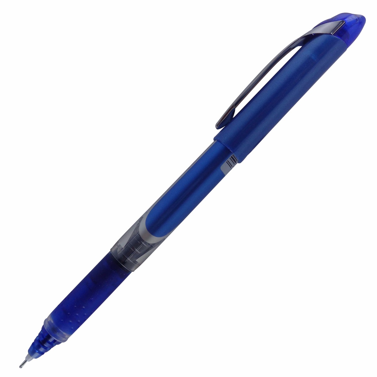 PILOT V7 GRIP MODEL: 14829 BLUE COLOR BODY WITH SILVER CLIP BLUE INK 0.7 MM TIP CAP TYPE ROLLER BALL PEN