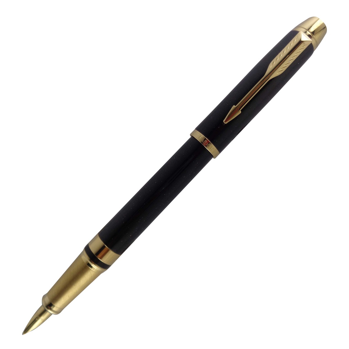 Parker Model: 14927 Odyssey Black color body with golden color clip medium tip cap type fountain pen