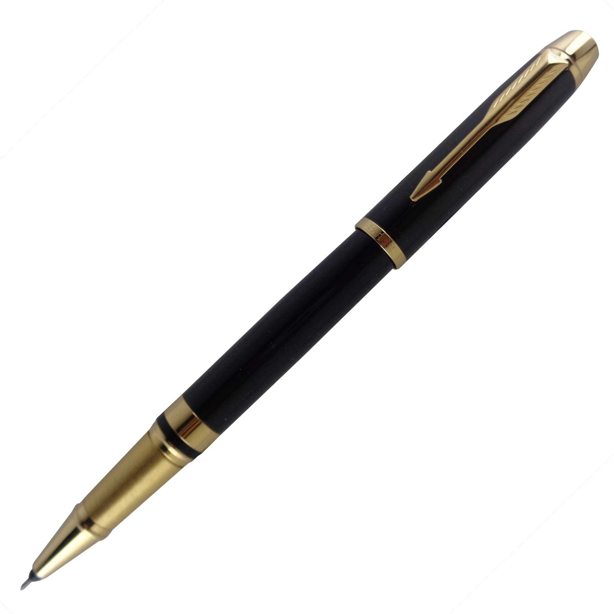 Parker Model: 15009 Odyssey Lacque Black color body with (GT) golden clip 0.7mm cap type roller ball