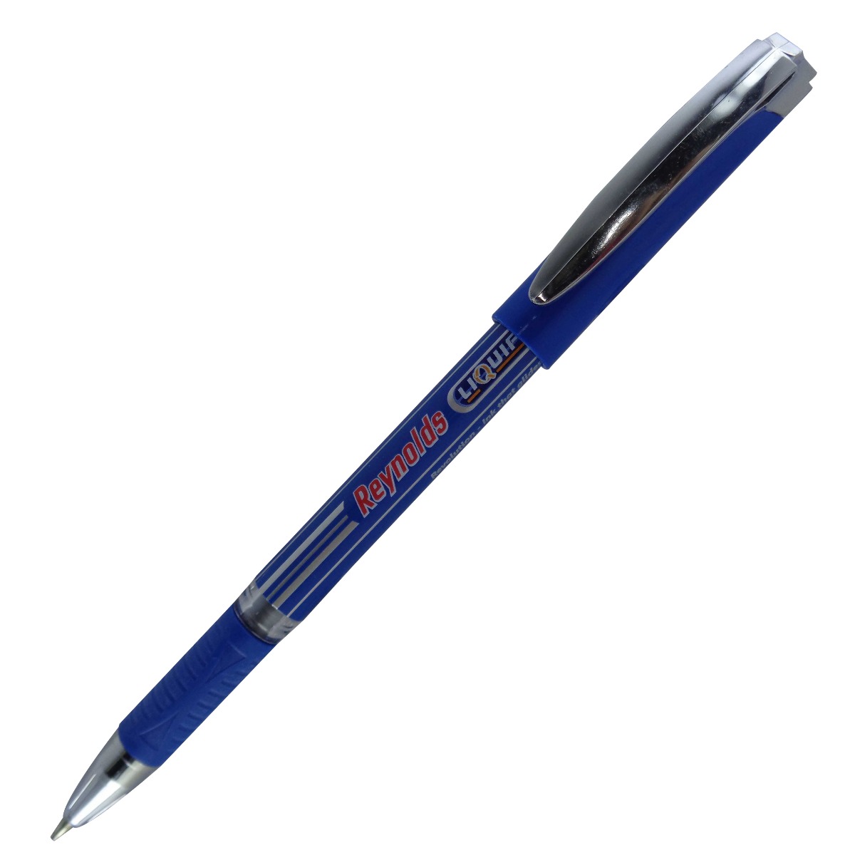 Reynolds Model: 15036 liquiflo Blue color body with medium tip blue ink cap type ball pen