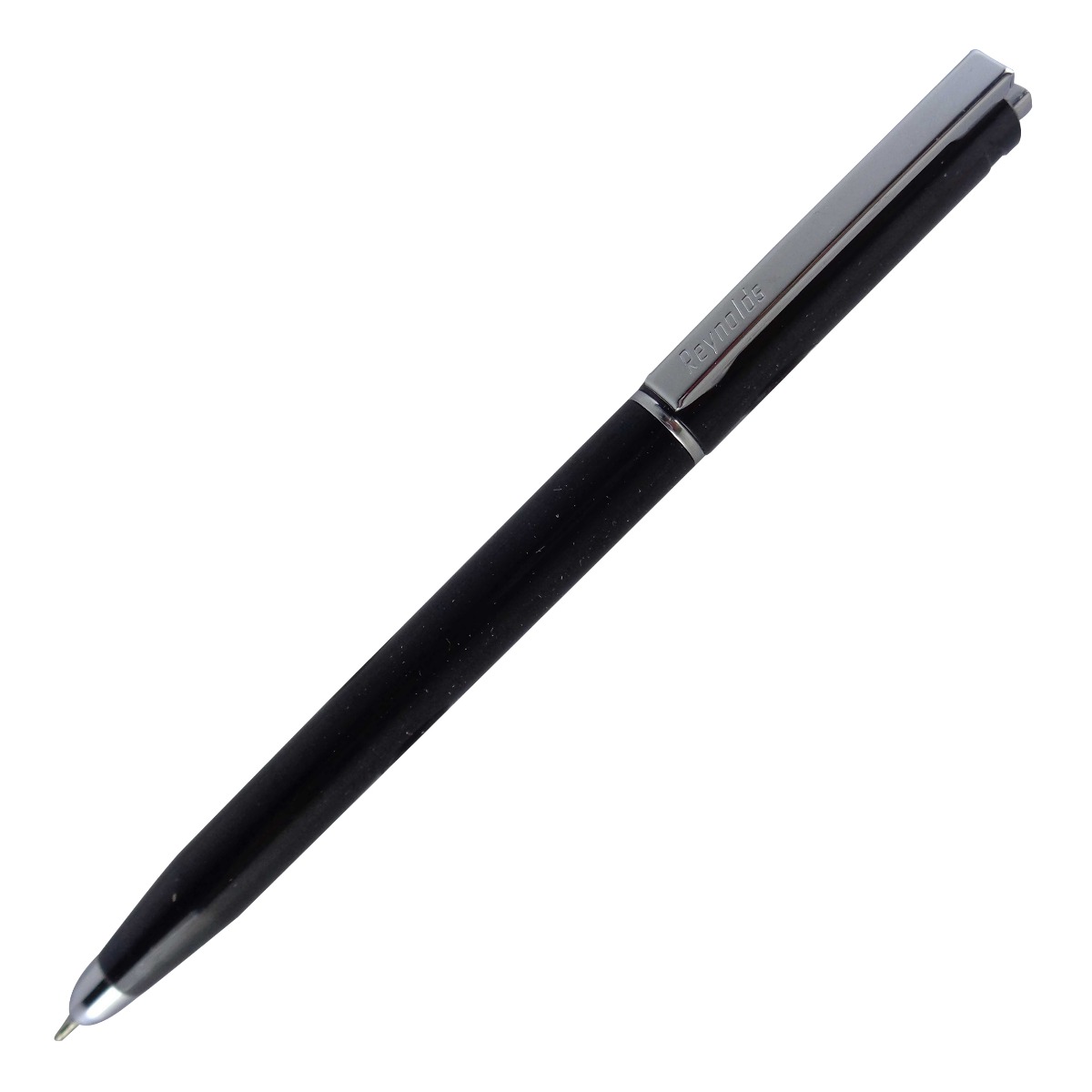 Reynolds Model: 15051 Jetter classic Black color body with silver clip fine tip retractable ball pen