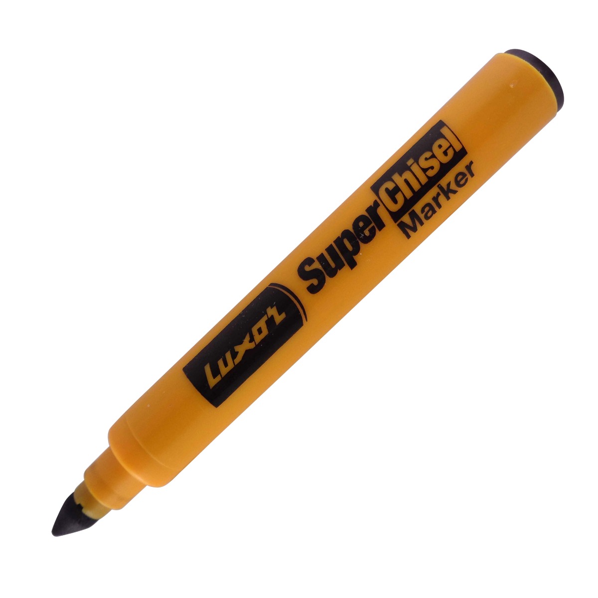 Luxor Model: 15092 Super chisel Yellow color body with Black color cap with black ink marker