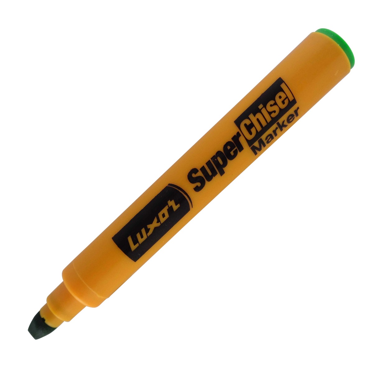 Luxor Model: 15093 Super chisel Yellow color body with Light Green color cap with Light Green ink marker