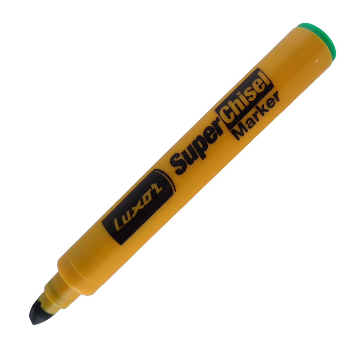Luxor Model: 15096 Super chisel Yellow color body with Green color cap with green ink marker