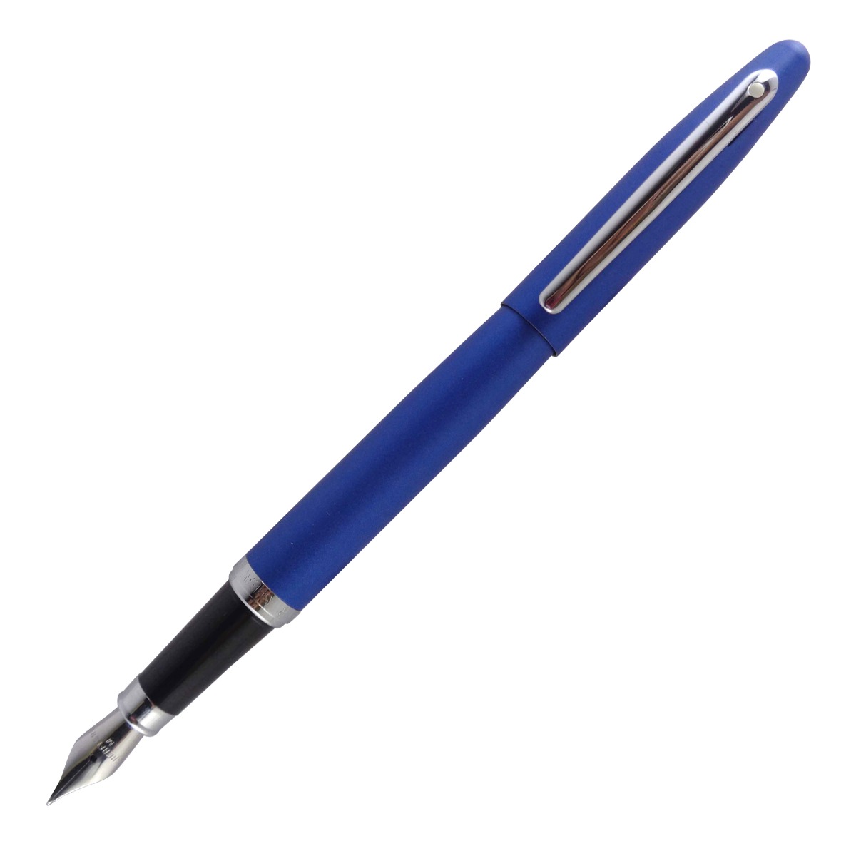 Sheaffer A9401 FP Model: 15194  Blue color mat finish body with silver clip medium tip cap type fountain pen