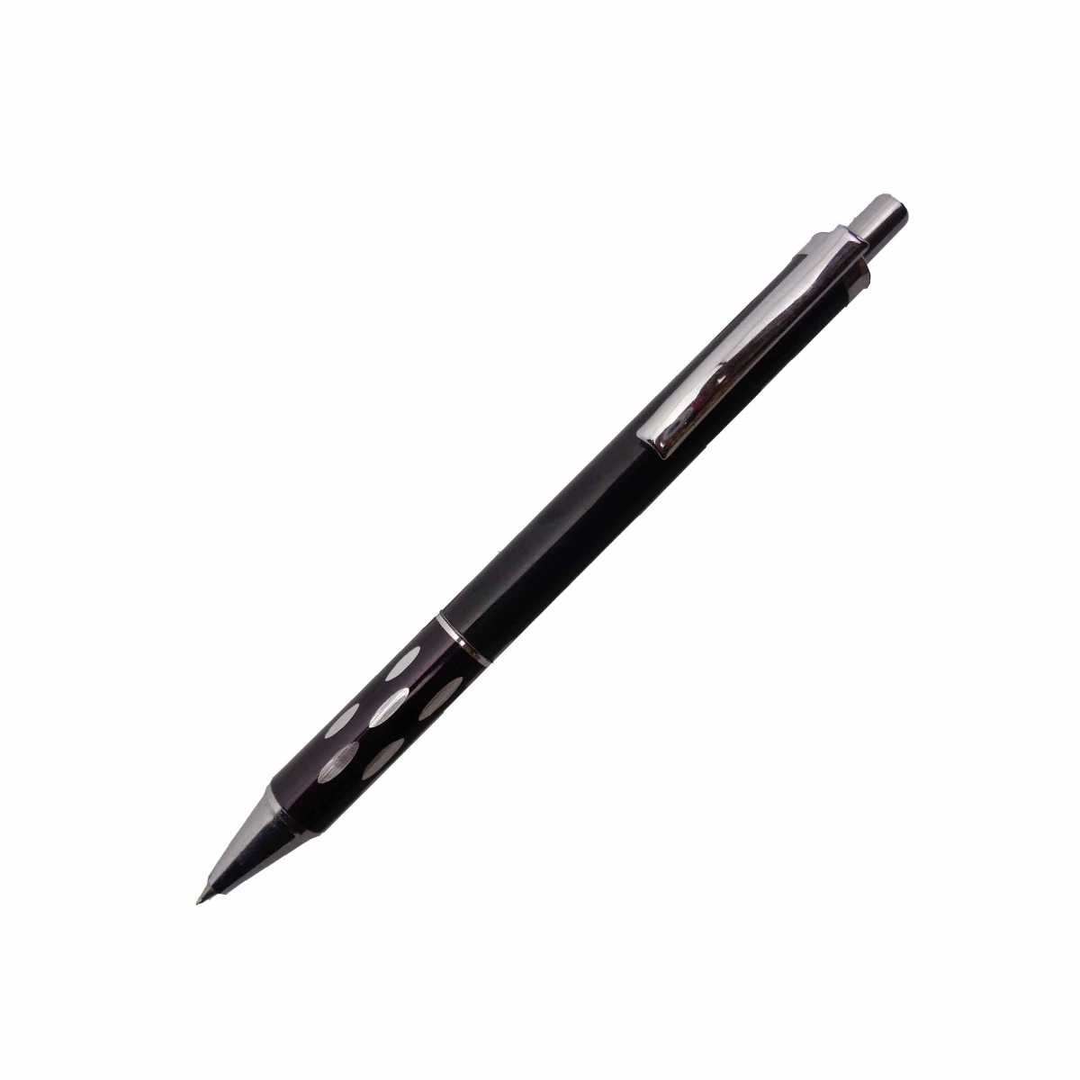 Penhouse.in Model: 15330 Black color body with silver color clip fine tip retractable pen