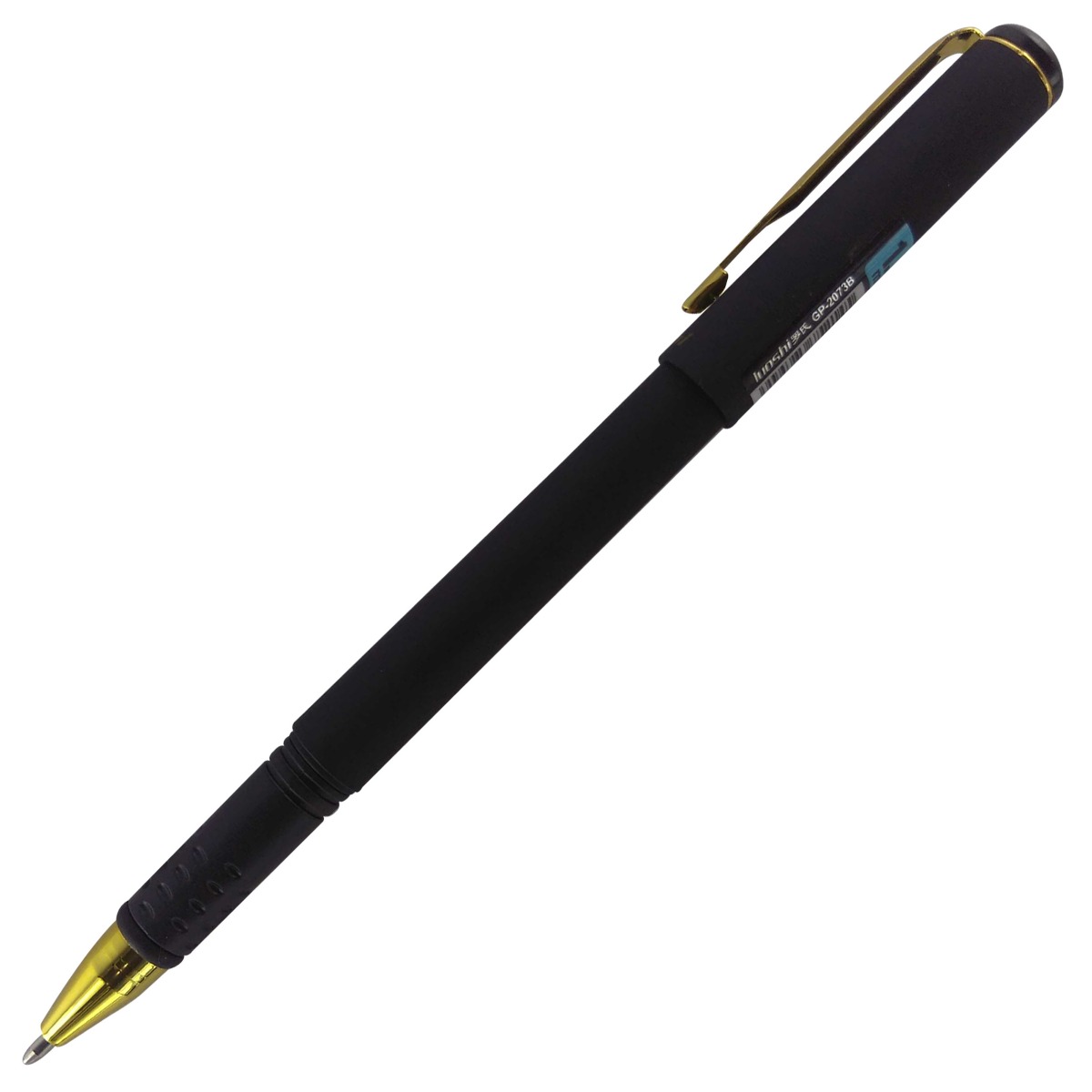 Luoshi 1.0mm Model:15699 Black Color Mat Finish Body With Blue Writing Gel Pen 
