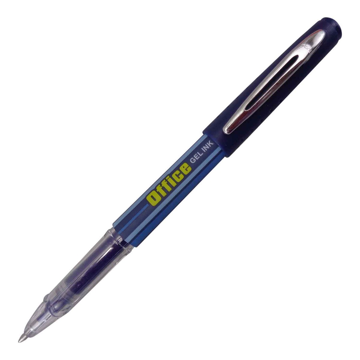 Officemate Model:15701 Blue Color Body Office Gel Ink Pen Bold Tip Cap Type Gel Pen