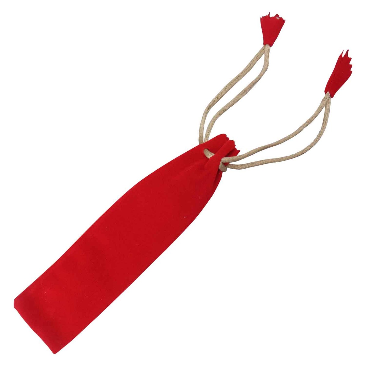 Penhouse Model:15780 Red Color Velvet Pen Bag Pen Pouch Pen Case with Rope 